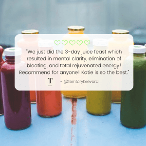 Green Heart Juice Juice Feast Testimonial from Territory Brevard